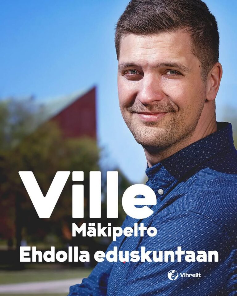 Ville Mäkipelto ehdolla eduskuntaan!